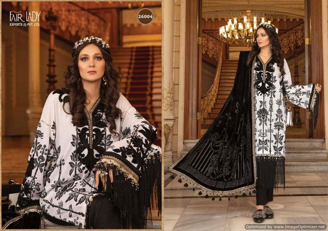 Fair Lady Maria B Festive Wear Lawn Cotton Printed Pakistani Salwar Kameez Collection  